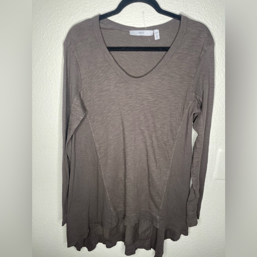 Wilt long sleeve v neck top size s